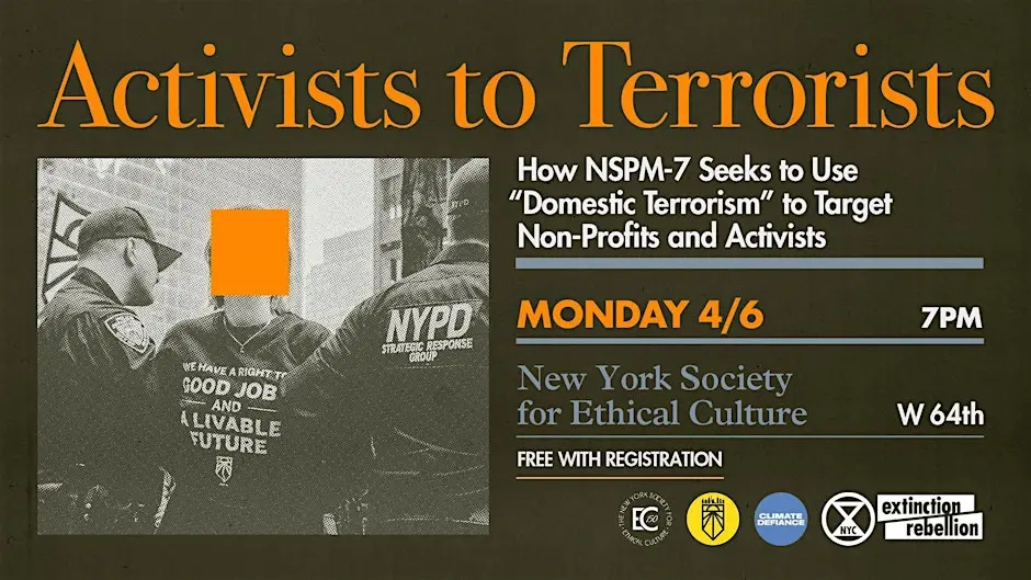 From Activists to Terrorists: How NSPM-7 Seeks to Use ‘Domestic Terrorism’ to Target Non-Profits and Activists